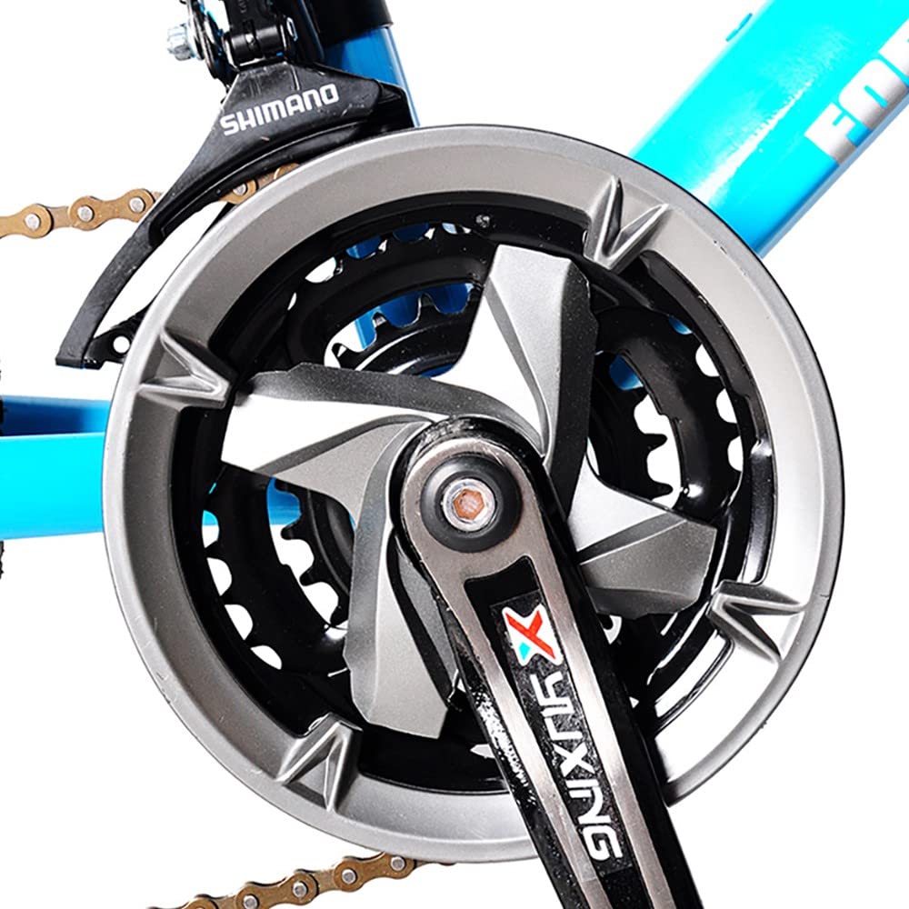 UJKDDDCC 20/24/26 x 4,0 Zoll Dicke Rad-Mountainbikes, Fat Tire Mountain Trail Bike für Erwachsene, 7/21/24/27/30-Gang-Fahrrad, Rahmen aus Kohlenstoffstahl, Doppelfederung und