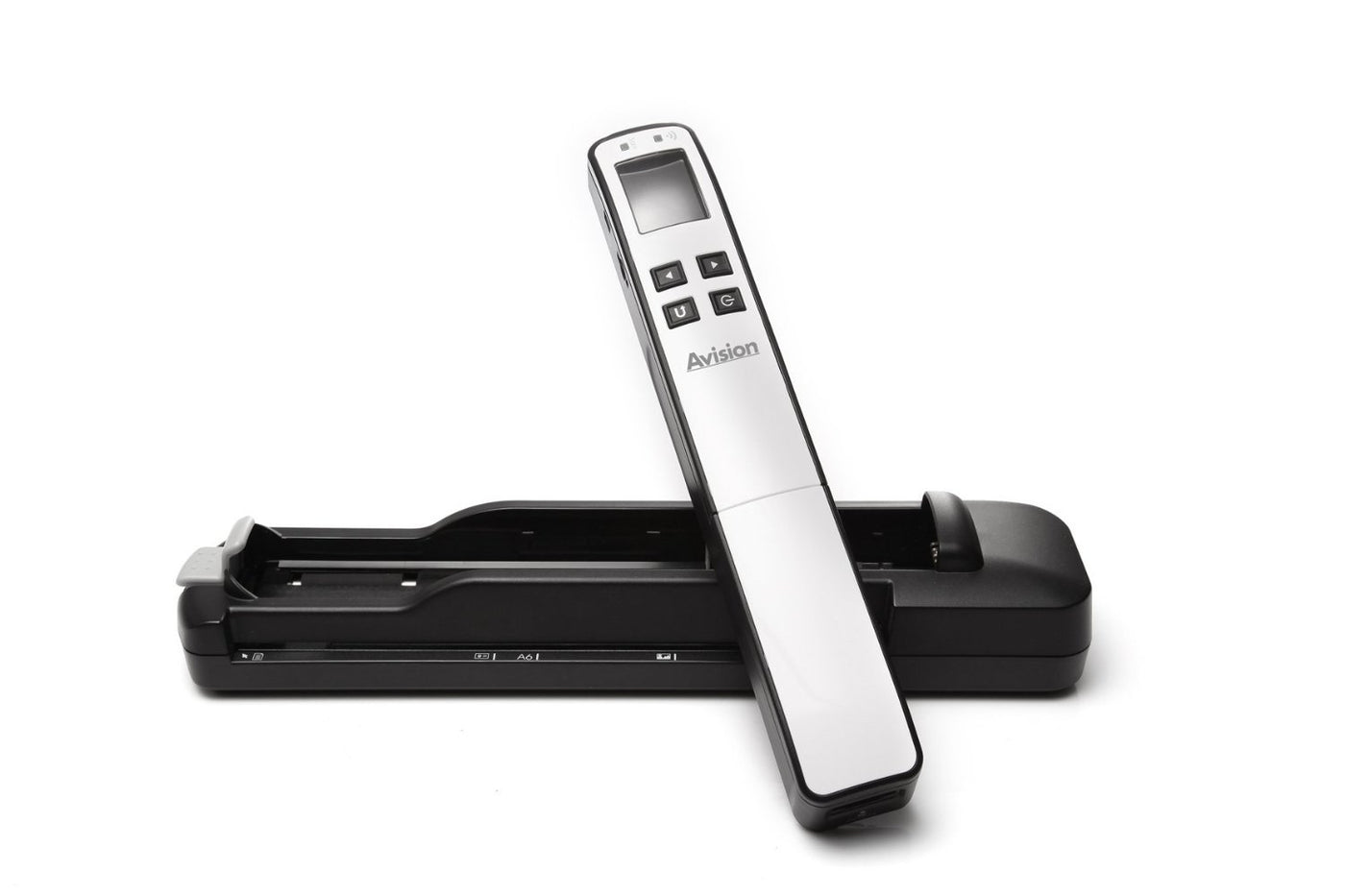 AVISION MiWand2 PRO tragbares Scanner (300x 300 DPI, 4,6 cm (1,8 Zoll) LCD-Display, WiFi, Micro-SD Kartenslot bis 32GB, mini-USB) weiß