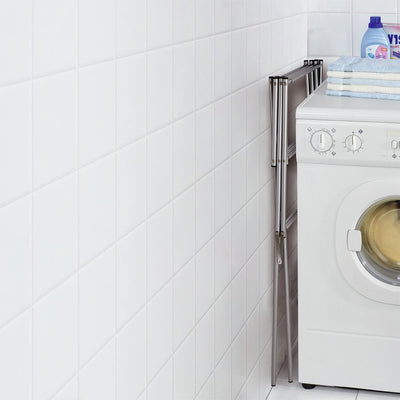Maximex Teleskop-Wäschetrockner Edelstahl, rostfrei, von 54 bis 92cm ausziehbar, die Gesamttrockenlänge beträgt 7,78 m, standfeste Ausführung, aus rostfreiem Edelstahl