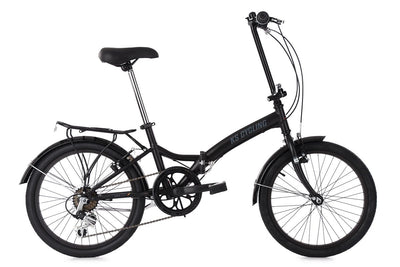 KS Cycling Faltrad 20'' Foldtech schwarz 6 Gänge