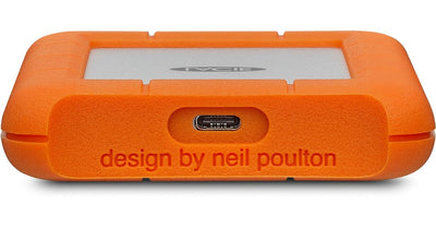 LaCie Rugged 2TB tragbare externe Festplatte, 2.5 Zoll, PC & Mac, inkl. USB-C w/o USB-A Kabel, inkl. 2 Jahre Rescue Service, Modellnr.: STFR2000800