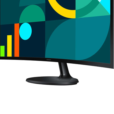 Samsung S36GD Essential Curved Monitor 24 Zoll, PC-Bildschirm mit VA-Panel, Full HD-Auflösung, 4 ms Reaktionszeit, Bildwiederholrate 100 Hz, Eco Saving Plus, Flicker Free, Schwarz, S24D364GAU