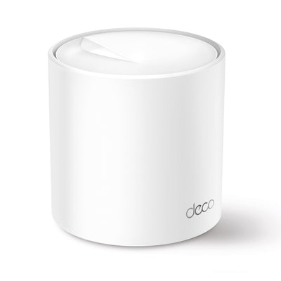 TP-Link Deco X50 Mesh WLAN Set (1 Pack), Wi-Fi 6 AX3000 Dual Band Router & Repeater, 3x Gigabit Ports, Zusatzeinheit, empfohlen für Häuser mit 1-2 Schlafzimmern, Umfassender Jugendschutz, WPA3