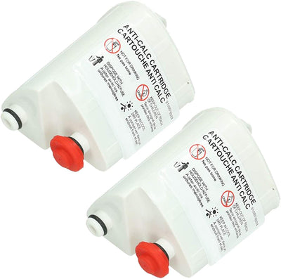 SPARES2GO Anti-Kalk-Filterkartuschen kompatibel mit Tefal Fasteo Liberty Easy Dampfbügeleisen (2 Stück)