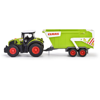 Dickie Toys - CLAAS Traktor mit Anhänger (64 cm) - großer Spielzeug-Trecker mit Freilauf-Mechanik für Kinder ab 3 Jahren, Bauernhof-Fahrzeug mit Licht & Sound und vielen Funktionen, 203739004ONL
