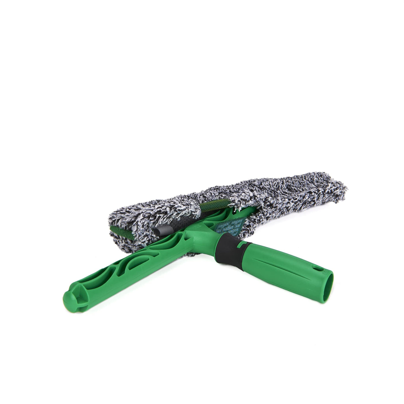 Unger ErgoTec Power Einwascher (Breite 35 cm, Mikrofaserbezug 100% Polyester, 2-Komponenten Griff, Bezug mit Klettverschluss, für streifenfreie Fenster) BC350