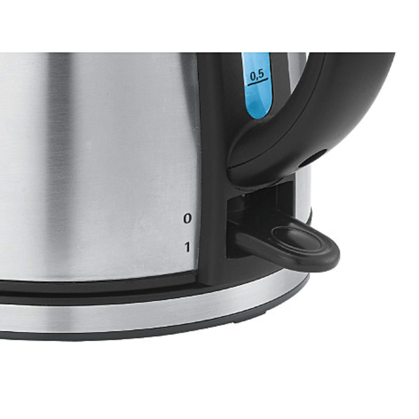 WMF Stelio Wasserkocher Edelstahl 1,2l, elektrischer Wasserkocher mit Kalk-Wasserfilter, 2400 W, Wasserstandanzeige beleuchtet, edelstahl matt