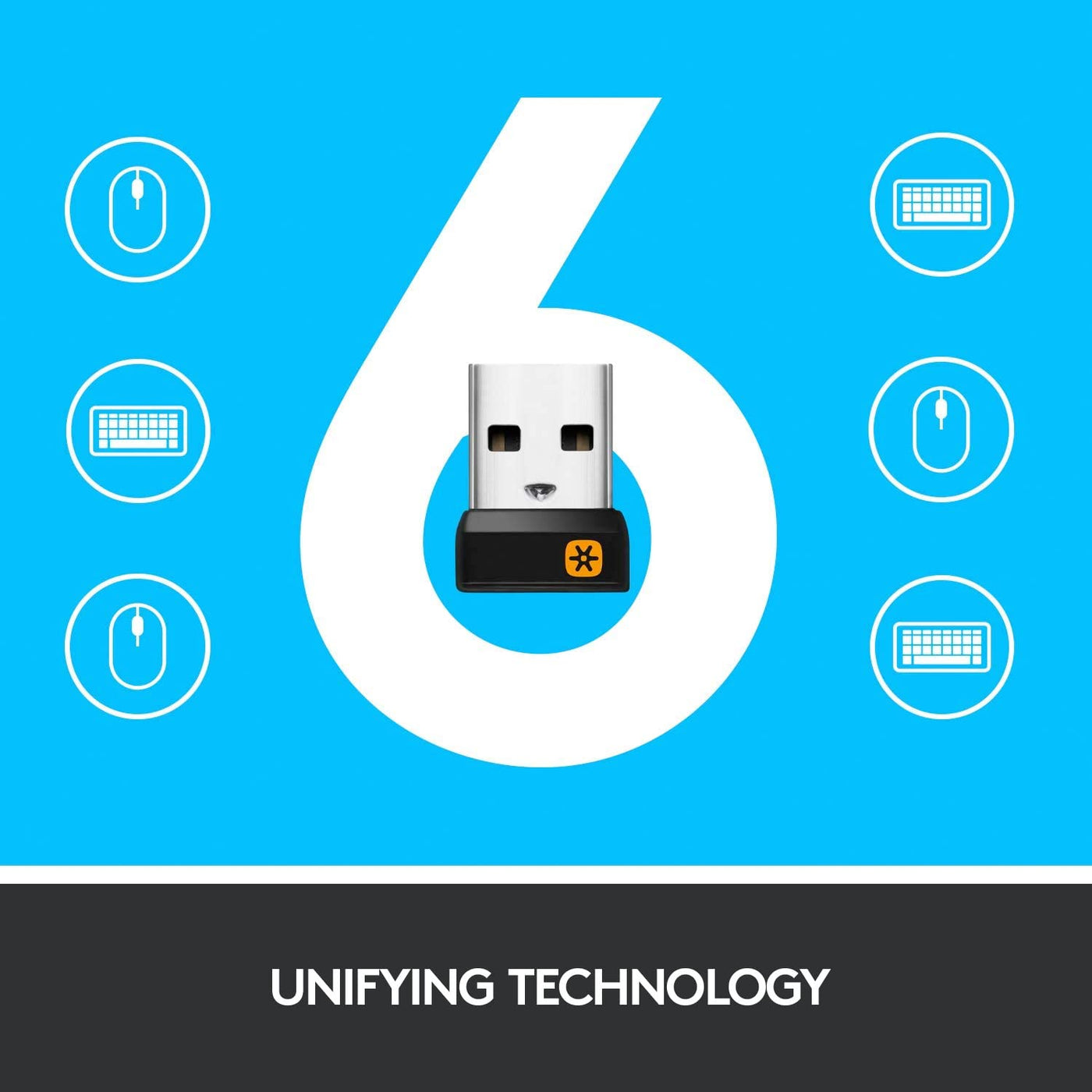 Logitech K400 Plus Tastatur RF Wireless QWERTY Schwarz - Tastaturen (Mini, Kabellos, RF Wireless, QWERTY, Schwarz)