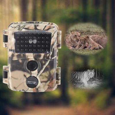 Itonash Wildkamera 20 MP HD, mit Bewegungssensor, Nachtsicht-Feldsicht-Jagdkamera 60° Wildtierbeobachtung, Gartensicherheit (18x13x7cm)