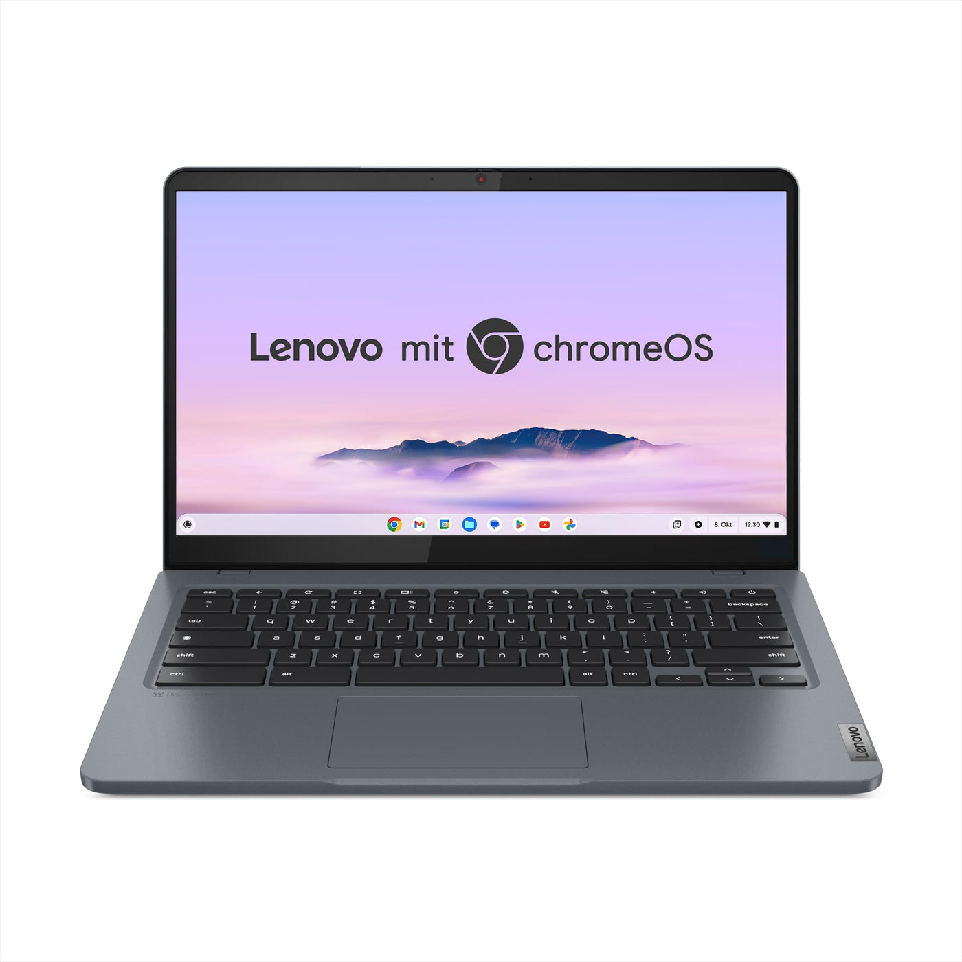 Lenovo Chromebook Plus IdeaPad 3i | 14" Full HD Display | Intel Core i3-N305 | 8GB RAM | 128GB SSD | Intel Grafik | ChromeOS | QWERTZ | grau