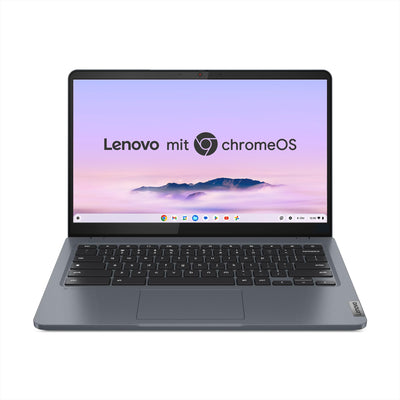 Lenovo Chromebook Plus IdeaPad 3i | 14" Full HD Display | Intel Core i3-N305 | 8GB RAM | 128GB SSD | Intel Grafik | ChromeOS | QWERTZ | grau