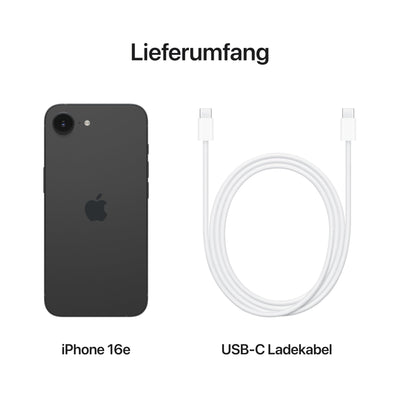 iPhone 16e 128 GB: Entwickelt für Apple Intelligence, A18 Chip, Gigantische Batterielaufzeit, 48 MP Fusion Kamera, 6,1" Super Retina XDR Display, Weiß