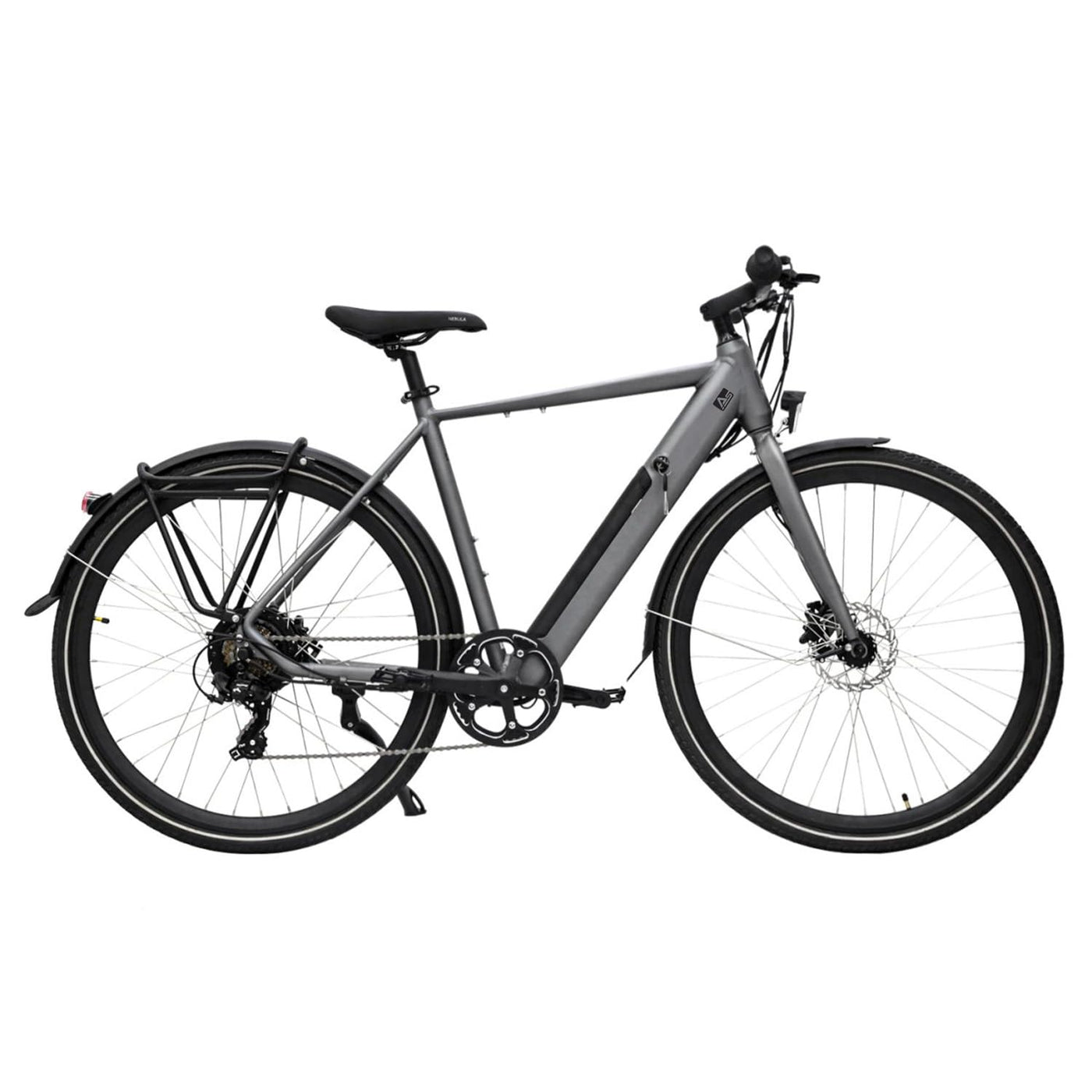 AsVIVA E-Bike BC1-C 28 Zoll – Pedelec Elektrofahrrad mit 250W Bafang Heckmotor, 10,5Ah Akku, 7-Gang Kettenschaltung, hydraulische Scheibenbremsen, LED-Beleuchtung, USB-Ladefunktion