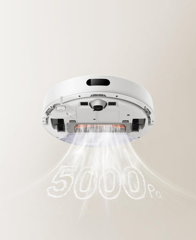 Xiaomi Robot Vacuum S20 Saug- und Wischroboter, Smarter Reinigungsplan mit LDS Lasernavigation, 5000Pa Saugkraft, 3200mAh großer Akku, Für Teppiche Hartböden Tierhaare, App + Google & Alexa - Weiß