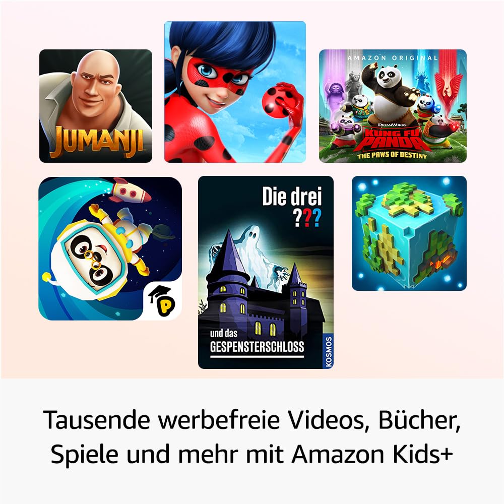Fire HD 10 Kids Pro-Tablet (Neueste Generation), für Kinder ab dem Grundschulalter | 10-Zoll-Display, lange Akkulaufzeit, Kindersicherung und dünne Hülle | Version 2023, 32 GB, Sternennebel-Design