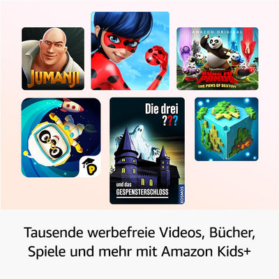 Fire HD 10 Kids Pro-Tablet (Neueste Generation), für Kinder ab dem Grundschulalter | 10-Zoll-Display, lange Akkulaufzeit, Kindersicherung und dünne Hülle | Version 2023, 32 GB, Sternennebel-Design