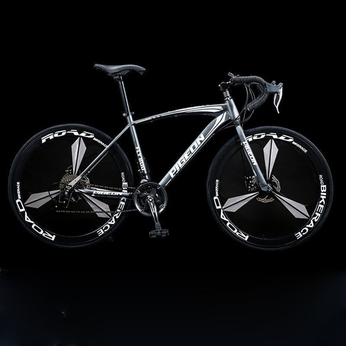 Wmmner Mountainbike 26 Zoll 27 Gänge Scheibenbremsen Carbonstahl Fahrrad Gebogener Lenker Unisex/a/24-Gang