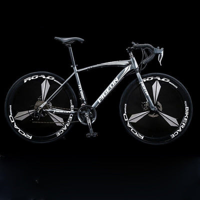 Wmmner Mountainbike 26 Zoll 27 Gänge Scheibenbremsen Carbonstahl Fahrrad Gebogener Lenker Unisex/a/24-Gang