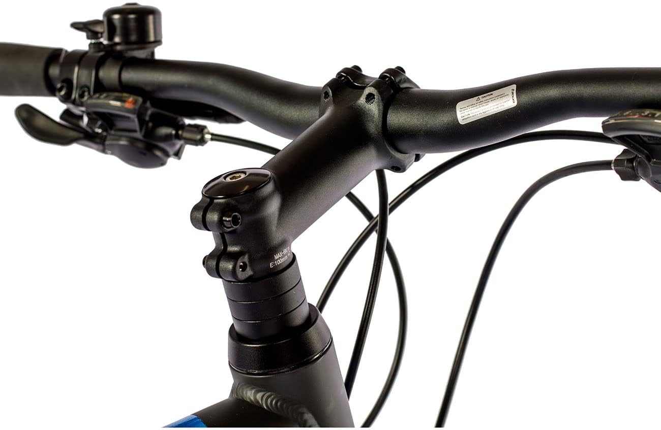 Airtracks 28 Zoll Trekking Herren Fahrrad Trekkingbike TR.2845 Trekkingrad City Bike Shimano 27 Gang ALIVIO RD-M4000 SGS Kettenschaltung Nabendinamo Schwarz Matt - 52cm Körpergröße 165-175cm
