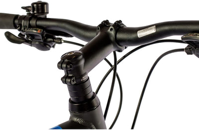 Airtracks 28 Zoll Trekking Herren Fahrrad Trekkingbike TR.2845 Trekkingrad City Bike Shimano 27 Gang ALIVIO RD-M4000 SGS Kettenschaltung Nabendinamo Schwarz Matt - 52cm Körpergröße 165-175cm
