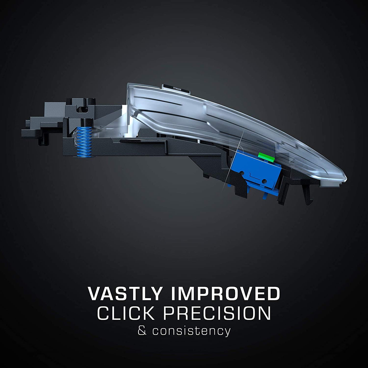 Roccat Kain 200 AIMO RGB Gaming Maus (16.000 Dpi Owl-Eye Sensor, Kabellos, Titan Click Technologie), schwarz