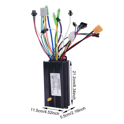SuhoFutus Ebike Kit, 24 Zoll Ebike Umbausatz E-Bike Vorderrad Umbausatz Kit, Fahrrad Motor Kit mit Brushless Gear Motor 500W, 5-Gänge Gangverstellung, Anwendbar auf V Bremse/Scheibenbremse