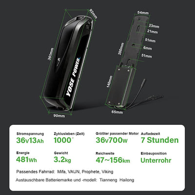 SHIMOST 28 Zoll 700C E-Bike Umbausatz Conversion Kit 36V350W Heckmotor mit 36V13Ah Li-ion Batterie für Hinterrad 6-9 Gang Schraubkranz, Integrierte Controller, LCD Anzeige, PAS Sensor