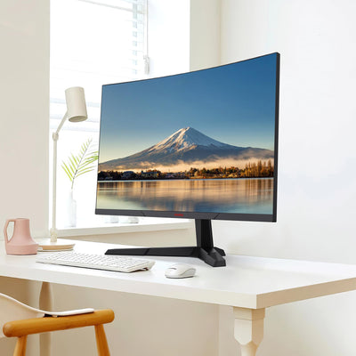 KOORUI 27 Zoll Curved Gaming Monitor, FHD 1080p, 1ms Reaktionszeit,180Hz Bildwiederholraten, HDMI 2.0/DP 1.2, 250cd/m² Helligkeit, Schwarz 27E6CA
