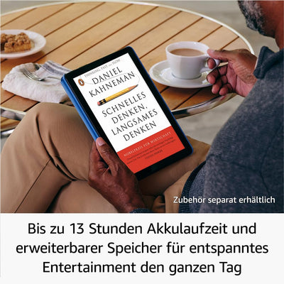 Fire HD 10-Tablet 2023 (Neueste Generation), für Entspannung optimiert, brillantes 10,1-Zoll-Full-HD-Display, Octa-Core-Prozessor, 3 GB RAM, bis zu 13h Akkulaufzeit, 32 GB, schwarz, mit Werbung