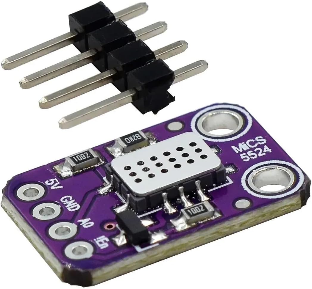 TECNOULAB 2 Stück MICS-5524 Luftqualitäts-Gassensormodul Kohlenmonoxid Wasserstoff Methan