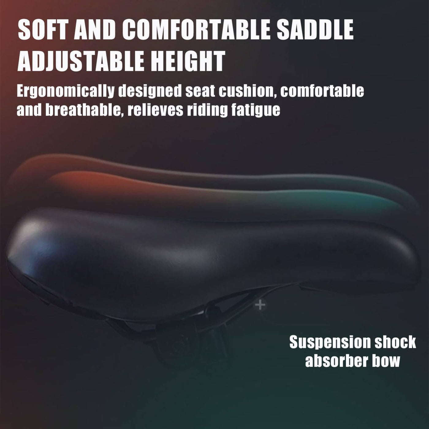 Wasd3Pods 16" 20" 22" Mountainbike, Klapp-Mountainbike Aus Kohlenstoffstahl, Mit Doppelscheibenbremse, 7-Gang-MTB-Fahrrad, Höhenverstellbar, Für Männer Und Frauen,Black-16