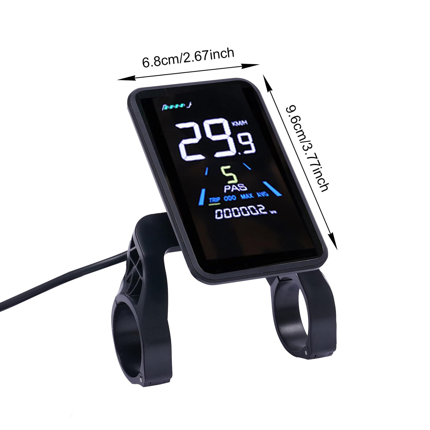 WindWilder 27.5 Zoll E-Bike Umbausatz 36V 500W Vorderrad Elektrofahrrad Umbausatz, Ebike Kit mit LCD Praktisches Display, Elektro-Fahrrad Umbausatz