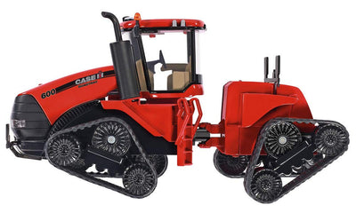siku 3275, Case IH Quadtrac 600 Raupenschlepper Traktor, 1:32, Metall/Kunststoff, Rot, Funktionales Knickgelenk und siku-Heck-Kupplung