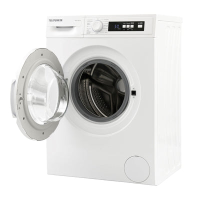Telefunken W-01-52-W Waschmaschine (5 kg / 1000 U/Min) mit Mengenautomatik und Überlaufschutz / 15 Programme/Startzeitvorwahl/weiß