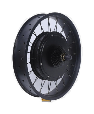 Konfiur 48V 1000W Elektrofahrräder Hub Motor, 20 Zoll Fahrrad Motor Bausatz E-Bike Umbausatz E-Bike Conversion Kit Schwarz mit LCD Display und Hinterradantrieb