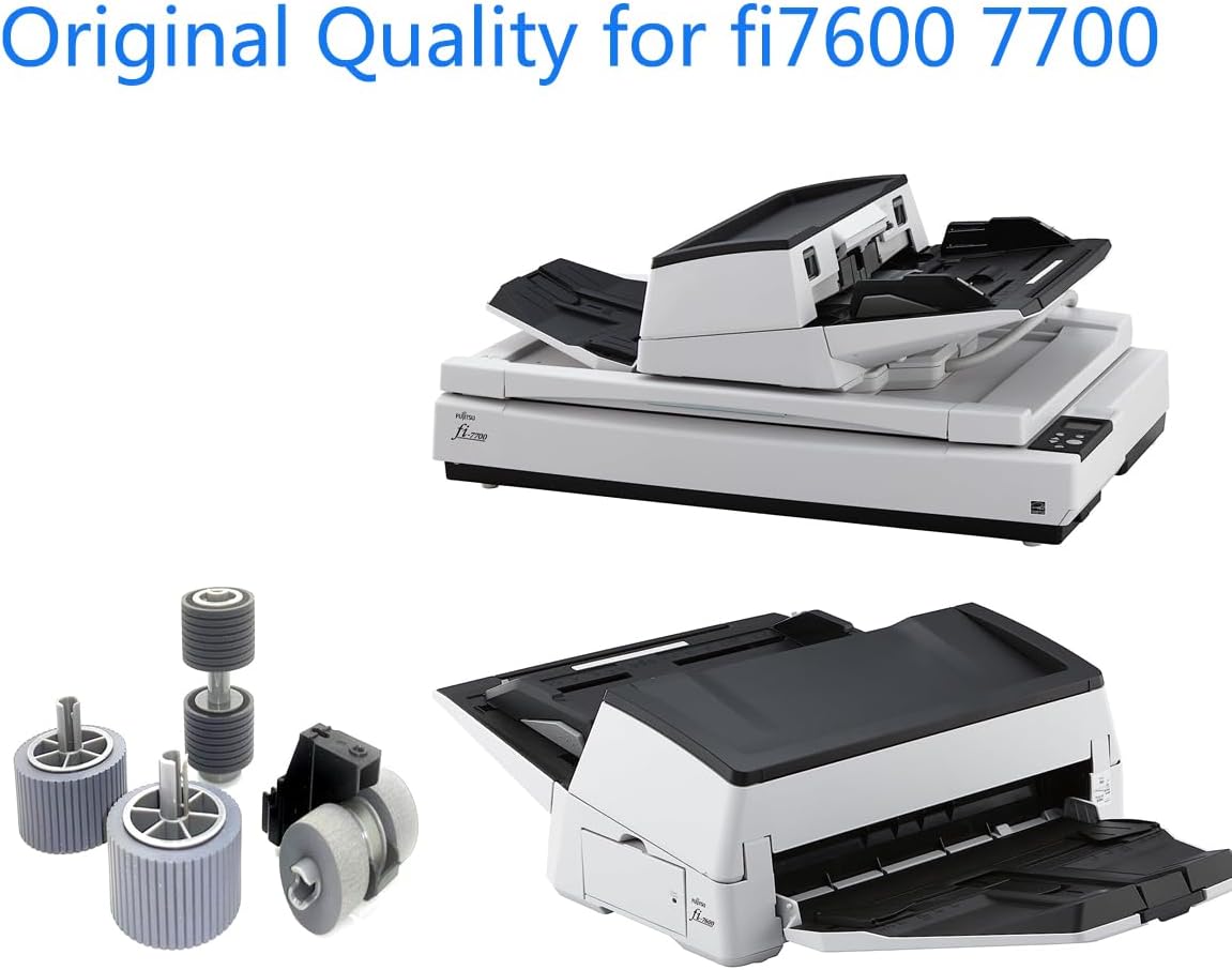 TasLin Pickup Roller + Bremsrolle PA03740-K010 PA03740-K011 für Fujitsu fi-7600 fi-7700 fi-7700S