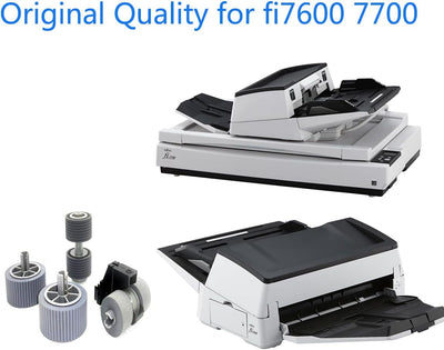 TasLin Pickup Roller + Bremsrolle PA03740-K010 PA03740-K011 für Fujitsu fi-7600 fi-7700 fi-7700S