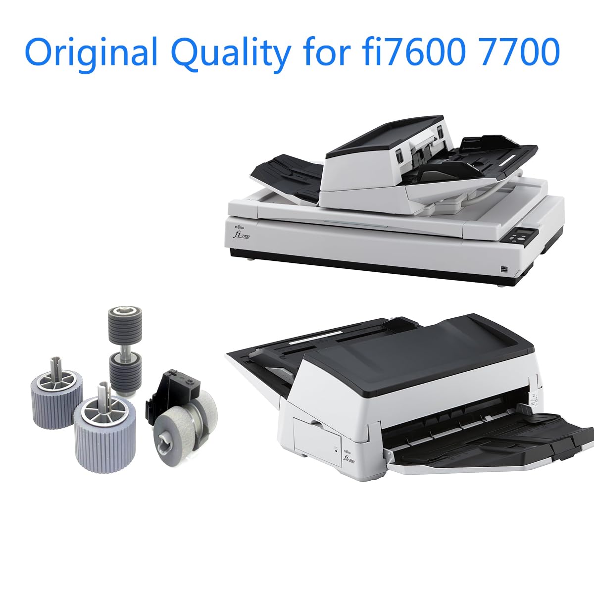 TasLin Pickup Roller + Bremsrolle PA03740-K010 PA03740-K011 für Fujitsu fi-7600 fi-7700 fi-7700S