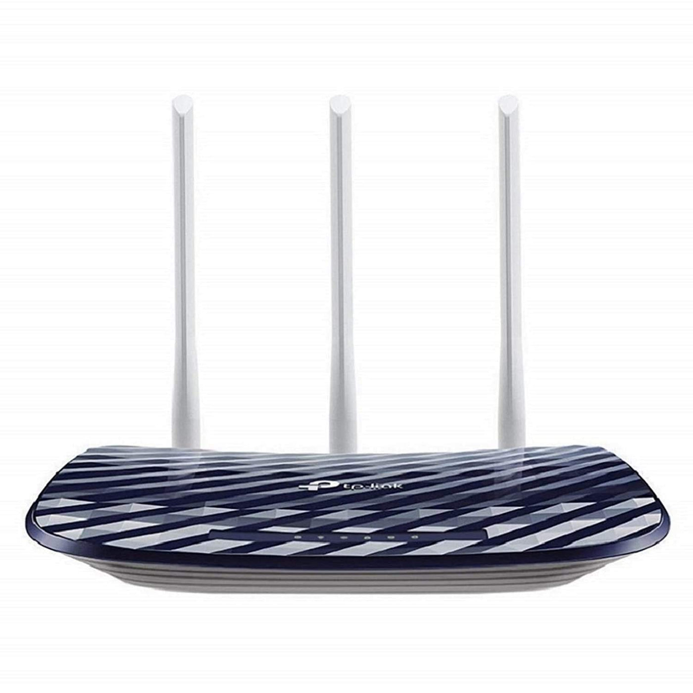 TP-Link Archer C20 Dual Band WLAN Router (300Mbit/s auf 2,4GHz + 433Mbit/s auf 5GHz, 4 10/100 LAN + 1 10/100 WAN Ports, unterstützt einfachen Gast-Netzwerk Zugriff und Kinderschutz) blau weiß