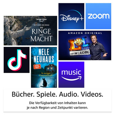 Zertifiziert und generalüberholt Fire HD 8-Tablet, 8-Zoll-HD-Display, 32 GB, 30% schnellerer Prozessor, für Unterhaltung unterwegs (2022), schwarz, mit Werbung