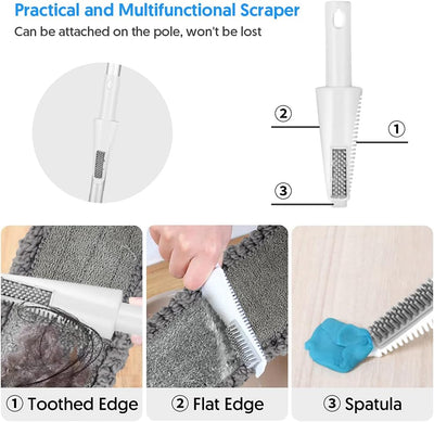 Sprühwischer Bodenwischer, FORSPEEDER Wischmopp mit Sprühfunktion mit 410ml Wassertank Trocken-Nassmopp Sprühwischer Bodenwischer mit 3 Waschbaren Mikrofaser Pads Wischer Boden Spray Mop