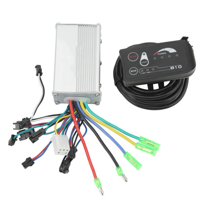 Elektrofahrrad-Controller-Kit, 36V 250W 350W Elektrofahrrad-Brushless-Motor-Controller mit 810LED-Panel Elektrische Fahrräder