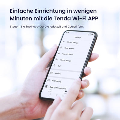Tenda Nova MW6 Mesh WLAN System - AC1200 Dual Band WLAN Mesh System-empfohlen für Häuser mit 3-5 Schlafzimmern-6X Gigabit Port - Ersetzt WLAN Router & Repeater-Kompatibel mit Alexa-3Pack