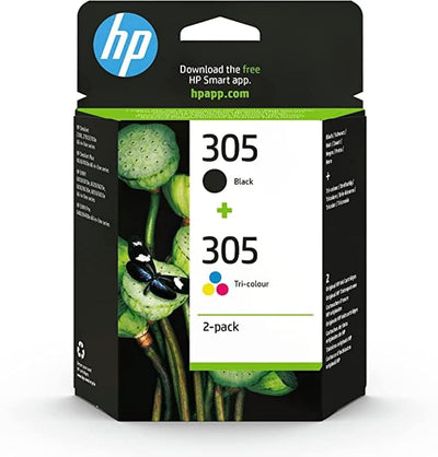 HP 305-3YM61AE/3YM60AE Multipack Original Tintenpatronenset Schwarz Dreifarbig