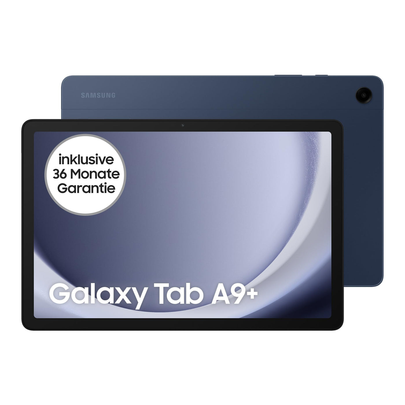 Samsung Galaxy Tab A9+ Wi-Fi Android-Tablet, 64 GB Speicherplatz, Großes Display, 3D-Sound, Simlockfrei ohne Vertrag, Navy, Inkl. 3 Jahre Herstellergarantie [Exklusiv bei Amazon]