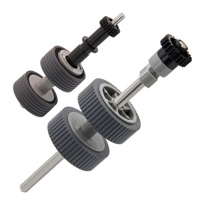 RURBRIN PA03540-0001 PA03540-0002 Bremswalze Pick Roller mit Schaft Scanner Teil passend für Fujitsu Fi-6130