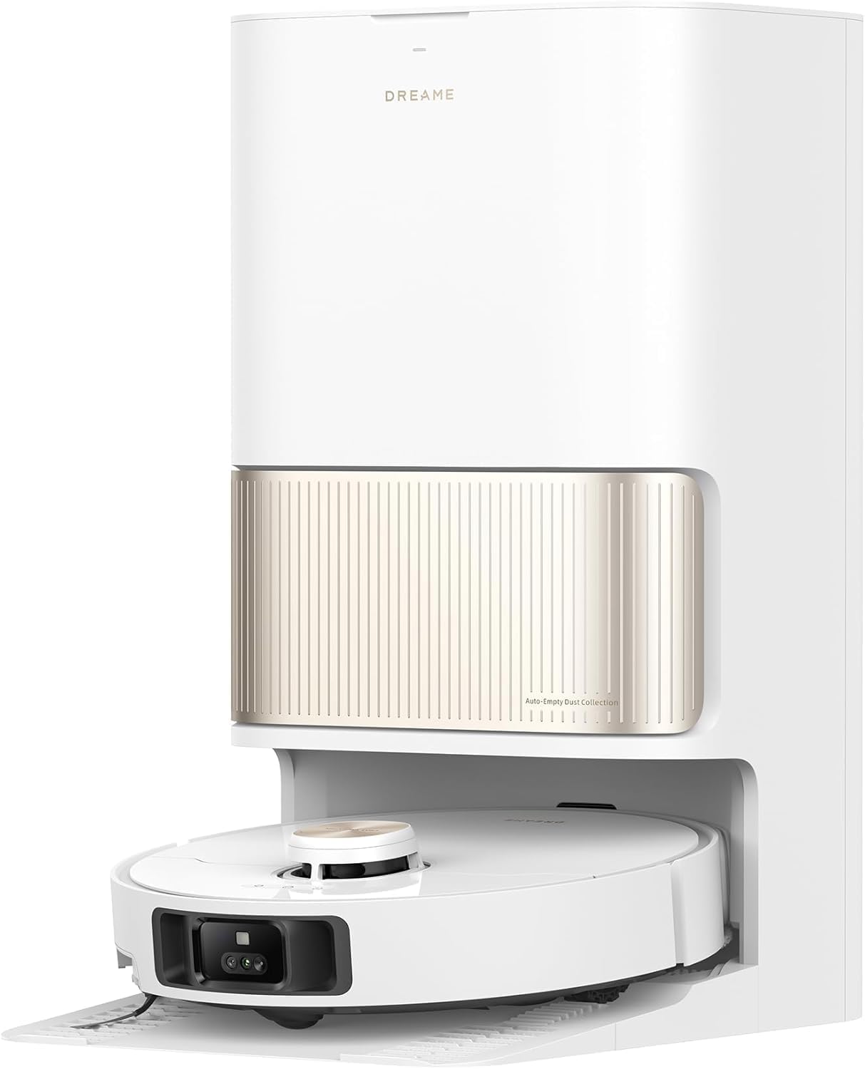 DREAME L40 Ultra Saugroboter mit Wischfunktion und Hebarem Wischmopp, ausziehbarer und anhebbarer Seitenbürste, 11.000 Pa Saugleistung, 65 °C Selbstreinigung von Mopp und Waschbrett