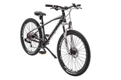 26 Zoll Alu Mountainbike Leader Fox Factor 8 Gang Scheibenbremsen Rh 36 cm schwarz Weiss