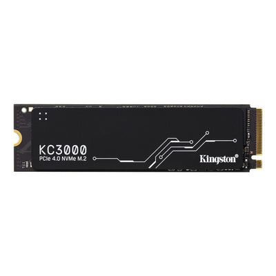 Kingston KC3000 PCIe 4.0 NVMe M.2 SSD - Hochleistungsspeicher für Desktop- und Laptop-PCs -SKC3000S/1024G Schwarz 1024GB