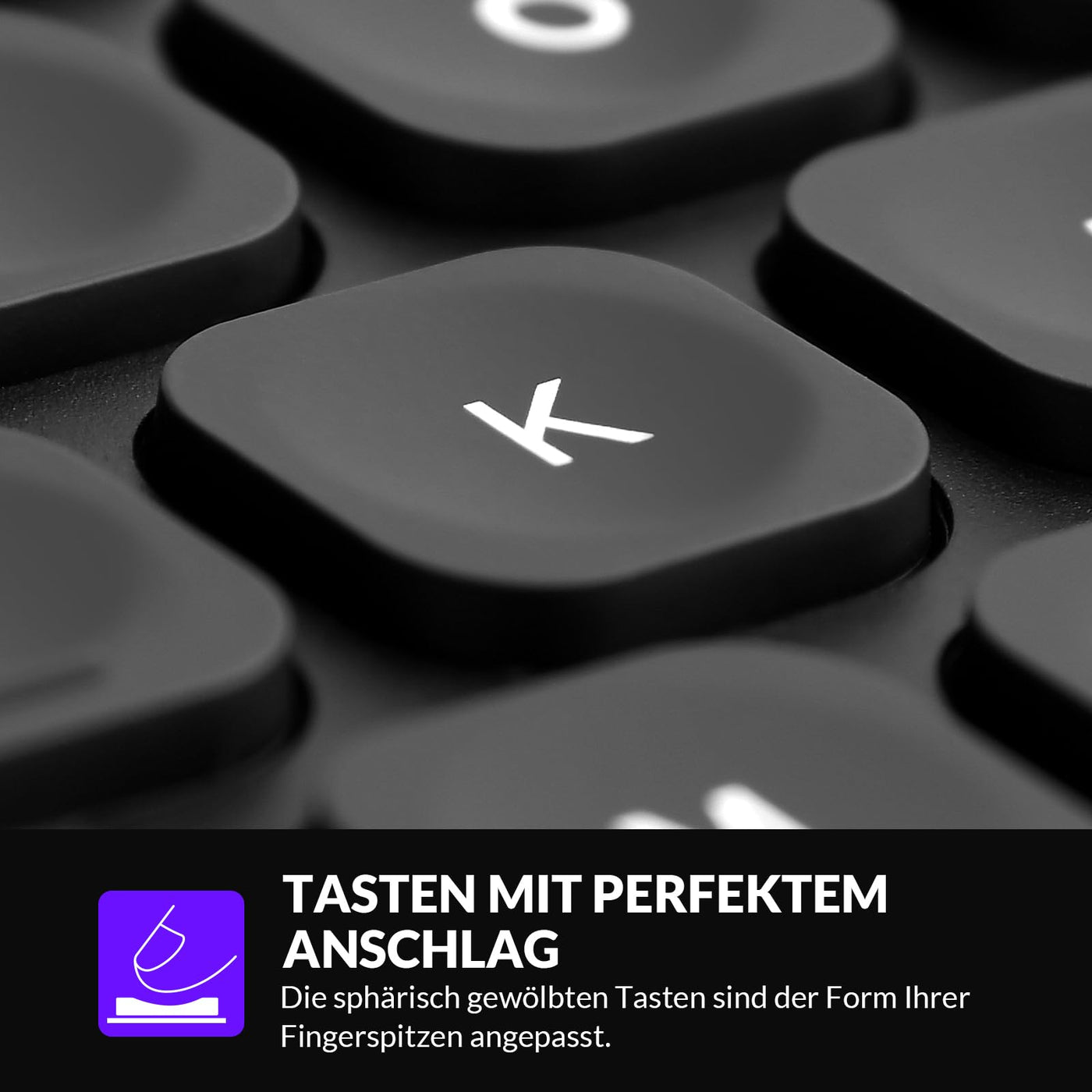 Rii Bluetooth Tastatur Kabellos, Gaming Tastatur Bluetooth mit QWERTZ, Tastatur Gaming Keyboard mit Halterung, Kabellose Tastatur Beleuchtet für PC/Tablet